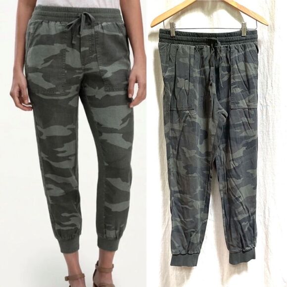 Splendid Lakeside Rayon Camo Joggers - Picture 1 of 11
